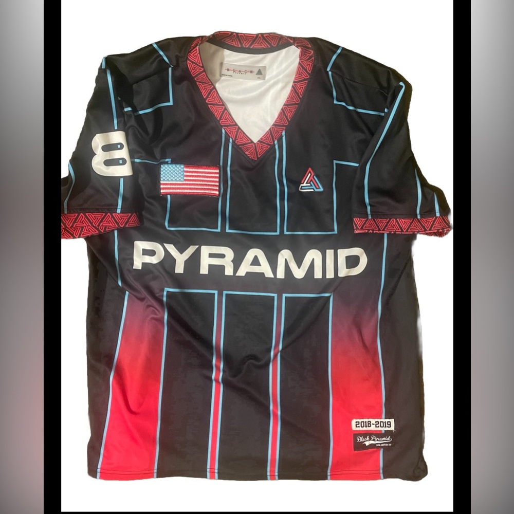 BLACK PYRAMID Los Angeles Jersey 2018-2019 #89 Size Adult XXL RARE!